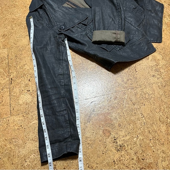 CAbi Waxed Linen Moto Jacket in Sz S - Picture 13 of 13